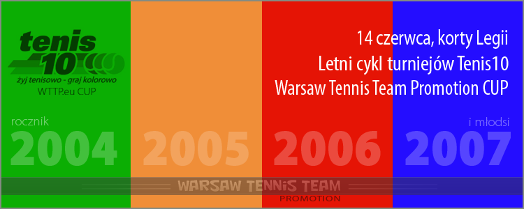 Turnieje tenisowe dla najmłodszych
