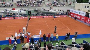 Międzynarodowy Turniej Tenisowy Kobiet WTA - POLSAT WARSAW OPEN 2010 - korty Legii